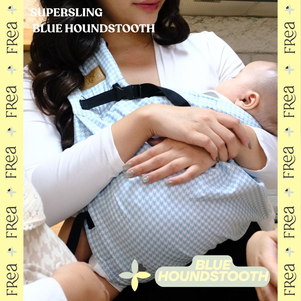 FREA INSTANT SUPER SLING  - Gendongan Bayi Premium M Shape Geos Baby Pouch Newborn Toddler All Size