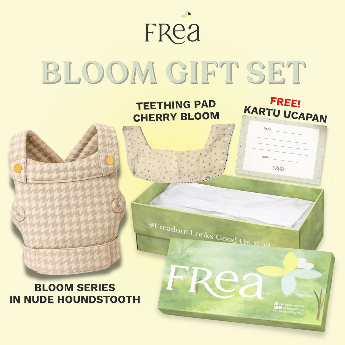 FREA BLOOM GIFSET Paket Hadiah Lahiran | Paket Hadiah Bayi Hemat