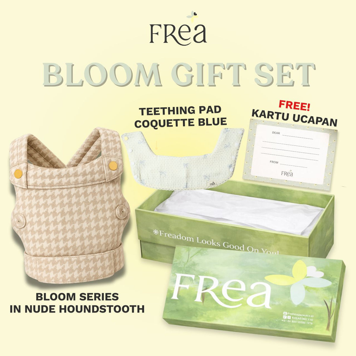 FREA BLOOM GIFSET Paket Hadiah Lahiran | Paket Hadiah Bayi Hemat