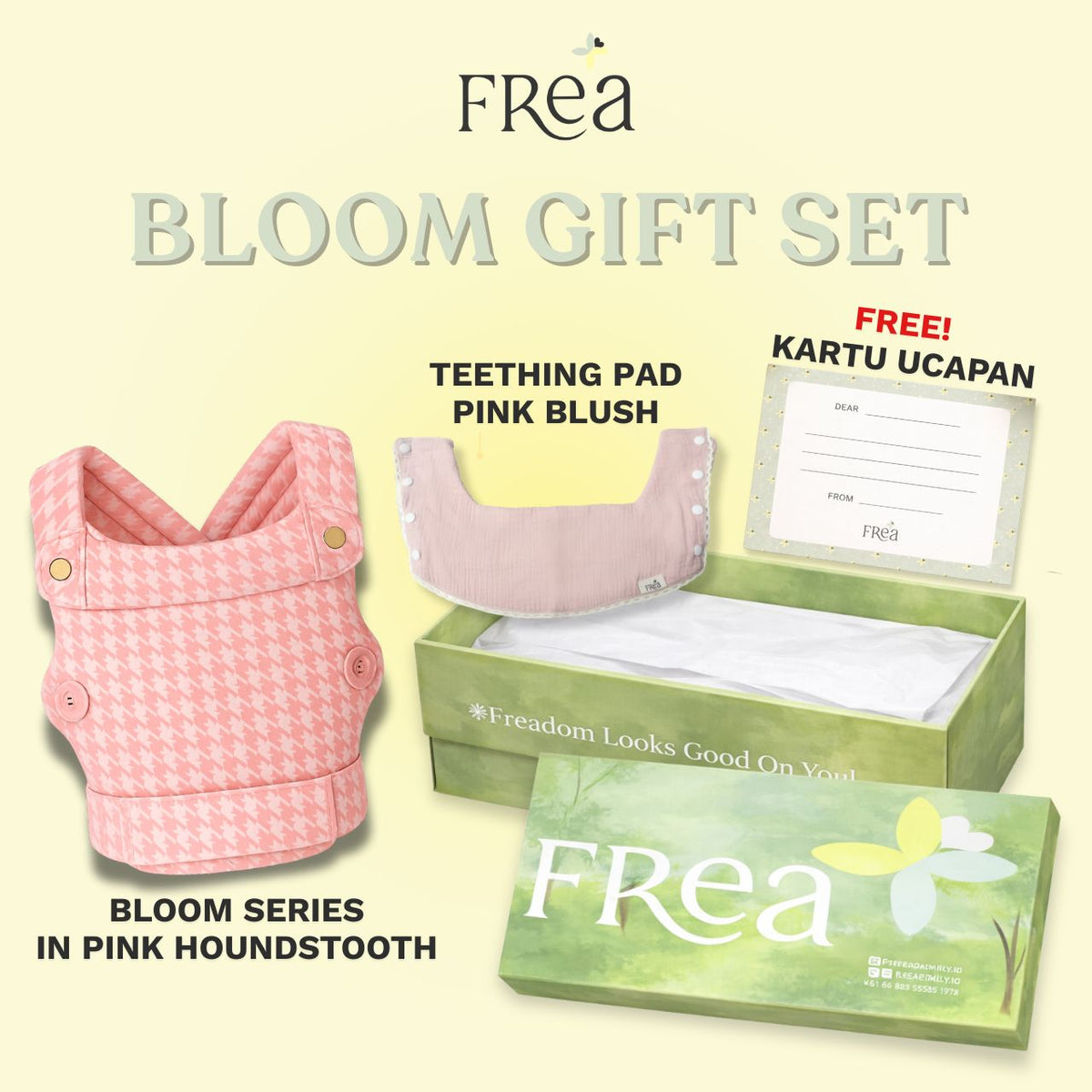 FREA BLOOM GIFSET Paket Hadiah Lahiran | Paket Hadiah Bayi Hemat