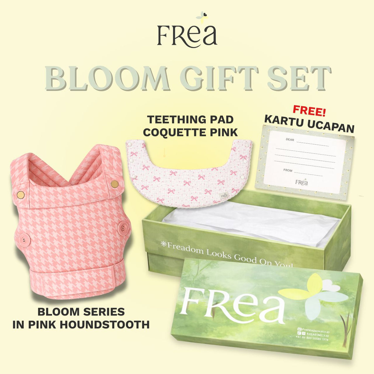 FREA BLOOM GIFSET Paket Hadiah Lahiran | Paket Hadiah Bayi Hemat