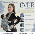 FREA x Monica Amadea BLOOM  RIVIERA Baby Carrier - Gendongan Bayi Premium M-Shape SSC FREE PENUTUP KEPALA
