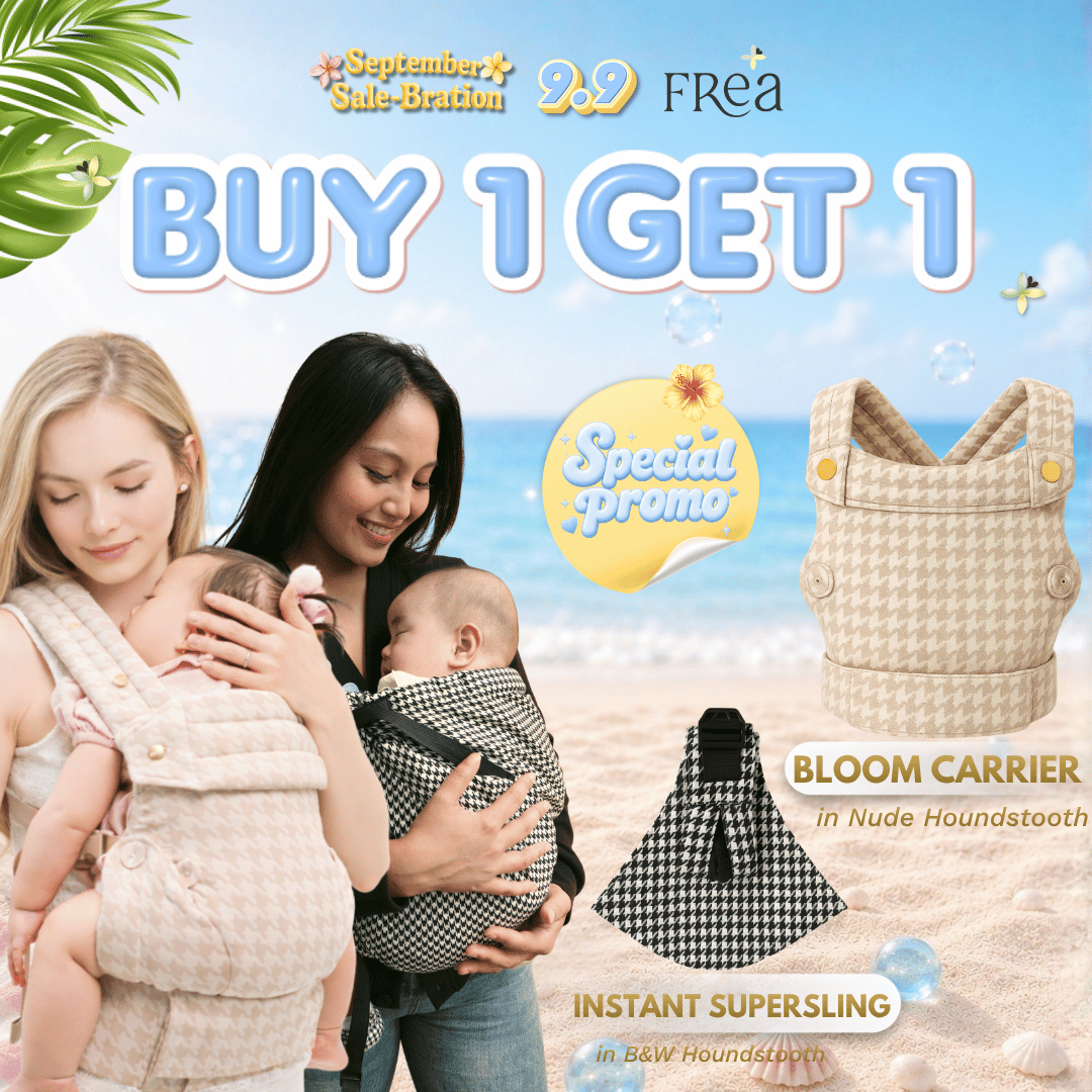 FREA [BUY 1 GET 1] 1 BLOOM NUDE SSC + 1 Instan SuperSling Gendongan Baby Carrier