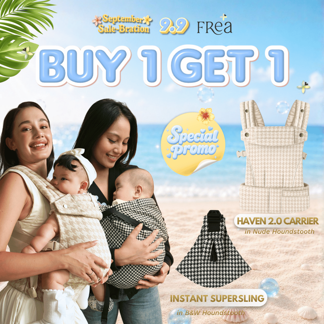 FREA [BUY 1 GET 1] 1 HAVEN NUDE SSC + 1 Instan SuperSling Gendongan Baby Carrier