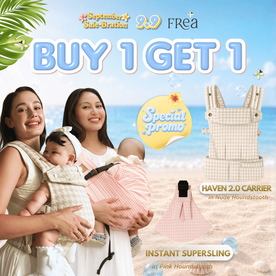 FREA [BUY 1 GET 1] 1 HAVEN NUDE SSC + 1 Instan SuperSling Gendongan Baby Carrier