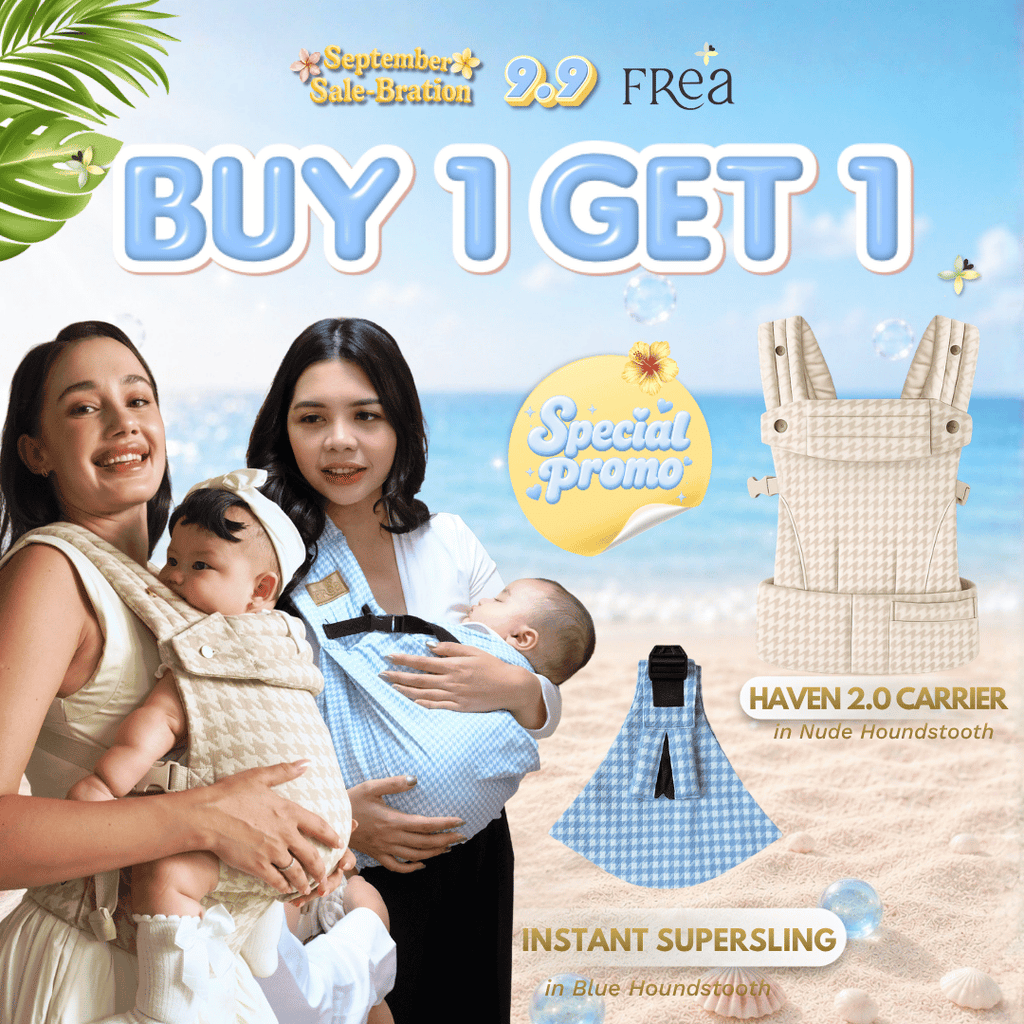 FREA [BUY 1 GET 1] 1 HAVEN NUDE SSC + 1 Instan SuperSling Gendongan Baby Carrier