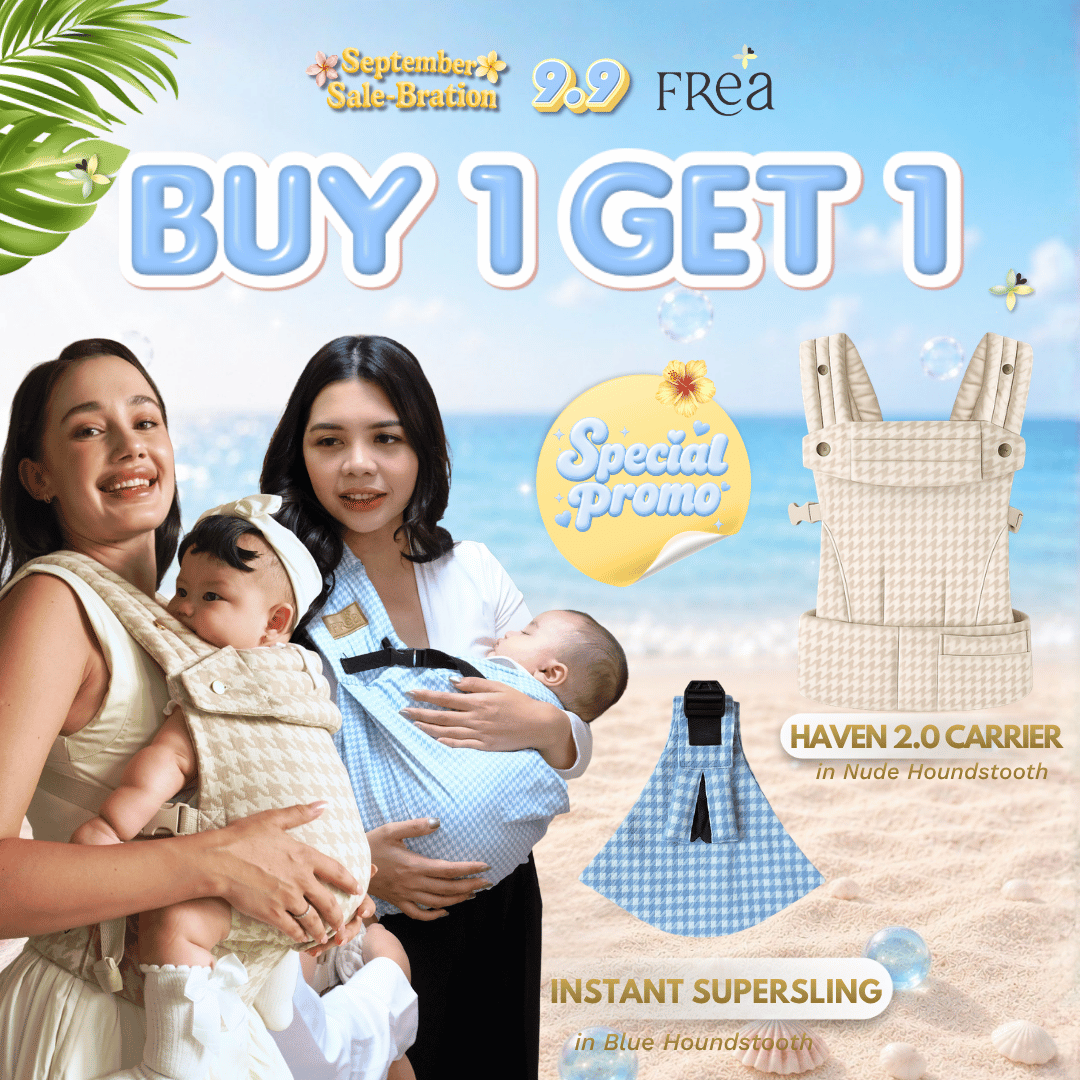 FREA [BUY 1 GET 1] 1 HAVEN NUDE SSC + 1 Instan SuperSling Gendongan Baby Carrier