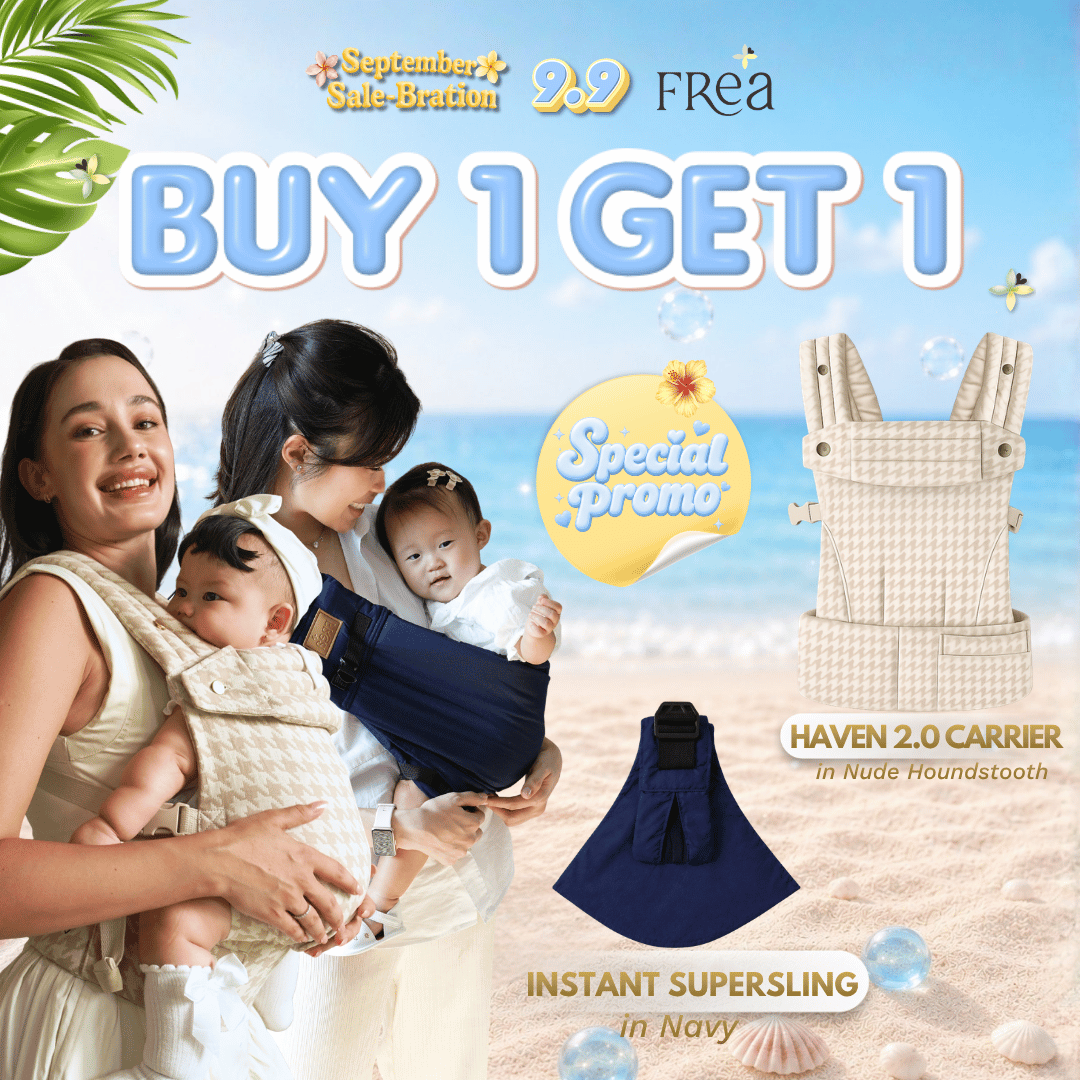 FREA [BUY 1 GET 1] 1 HAVEN NUDE SSC + 1 Instan SuperSling Gendongan Baby Carrier