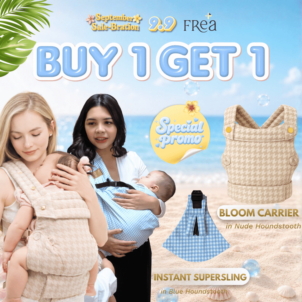 FREA [BUY 1 GET 1] 1 BLOOM NUDE SSC + 1 Instan SuperSling Gendongan Baby Carrier