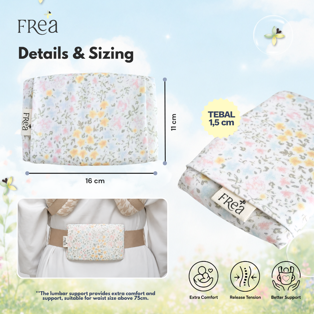 FREA Lumbar Support Baby Carrier | Aksesori Gendongan Bayi Ergonomis