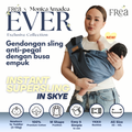 FREA x Monica Amadea Instant SuperSling In Skye | Gendongan Bayi Premium M Shape Geos Baby Pouch Newborn Toddler All Size